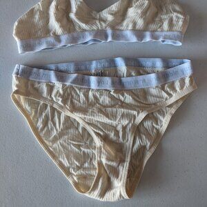 Baserange Bra and Undie Set - Organic Cotton